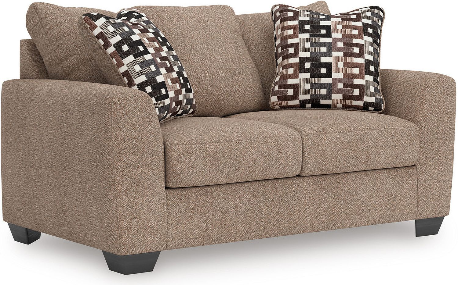 Triston-Peaks Loveseat In Suede 3020435