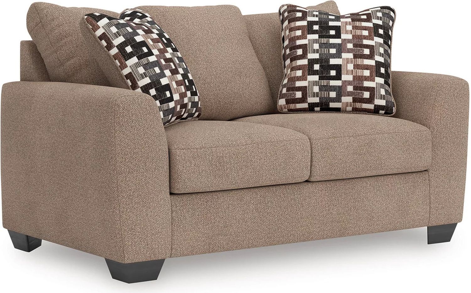 Triston-Peaks Loveseat In Suede 3020435