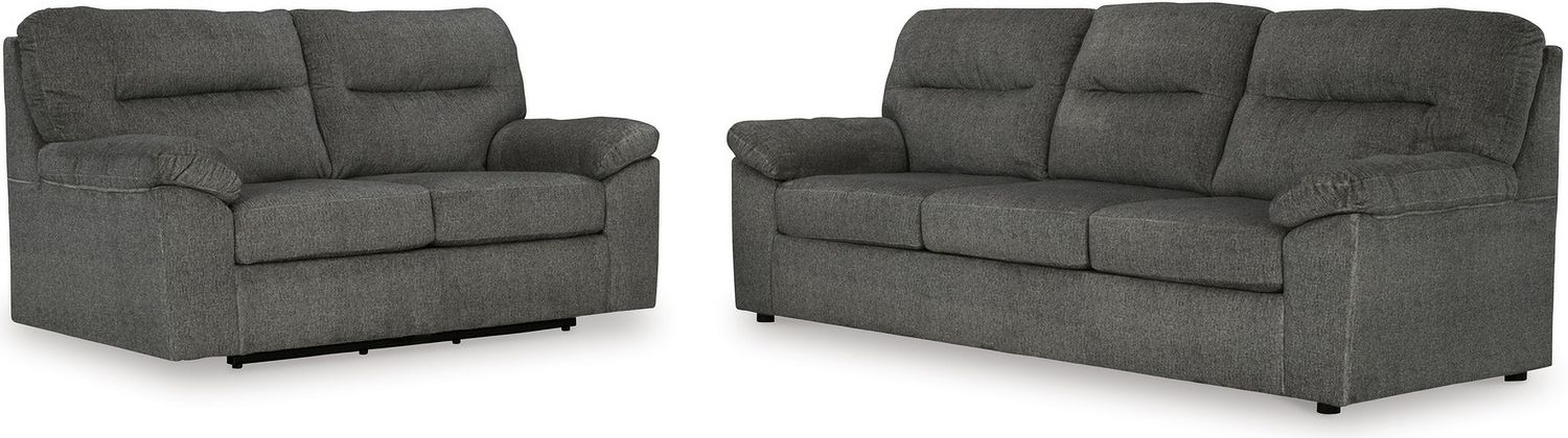 Bindura Glider Loveseat In Mineral 3030578