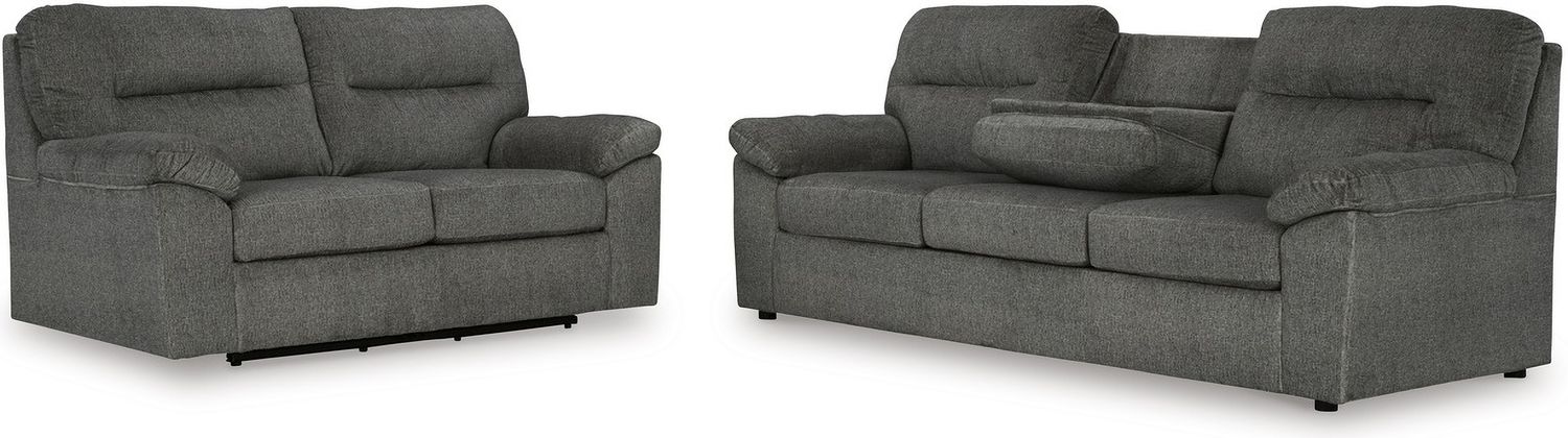 Bindura Glider Loveseat In Mineral 3030578