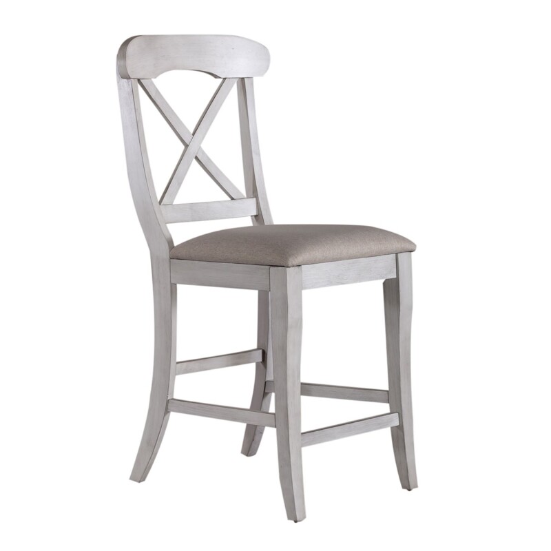 Ocean Isle Uph X Back Counter Chair (RTA) 303WB300124