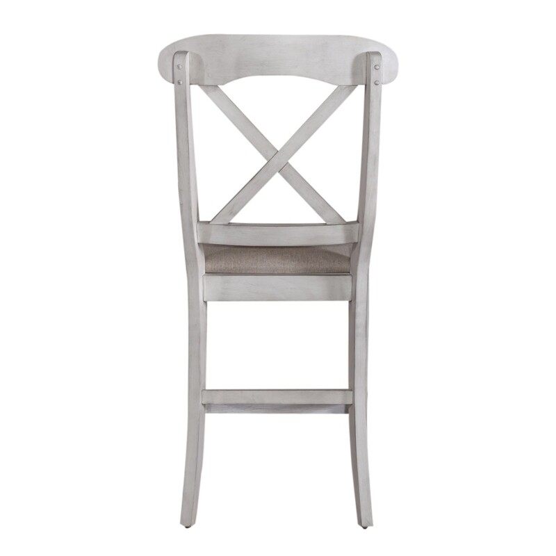 Ocean Isle Uph X Back Counter Chair (RTA) 303WB300124