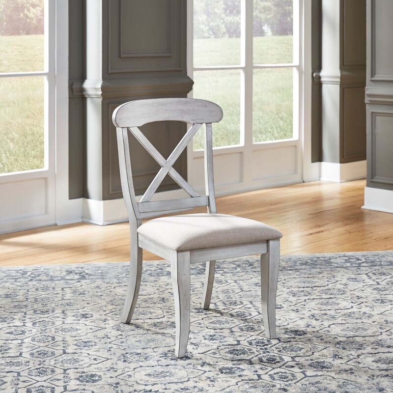 Ocean Isle Uph X Back Side Chair (RTA) 303WC3001S