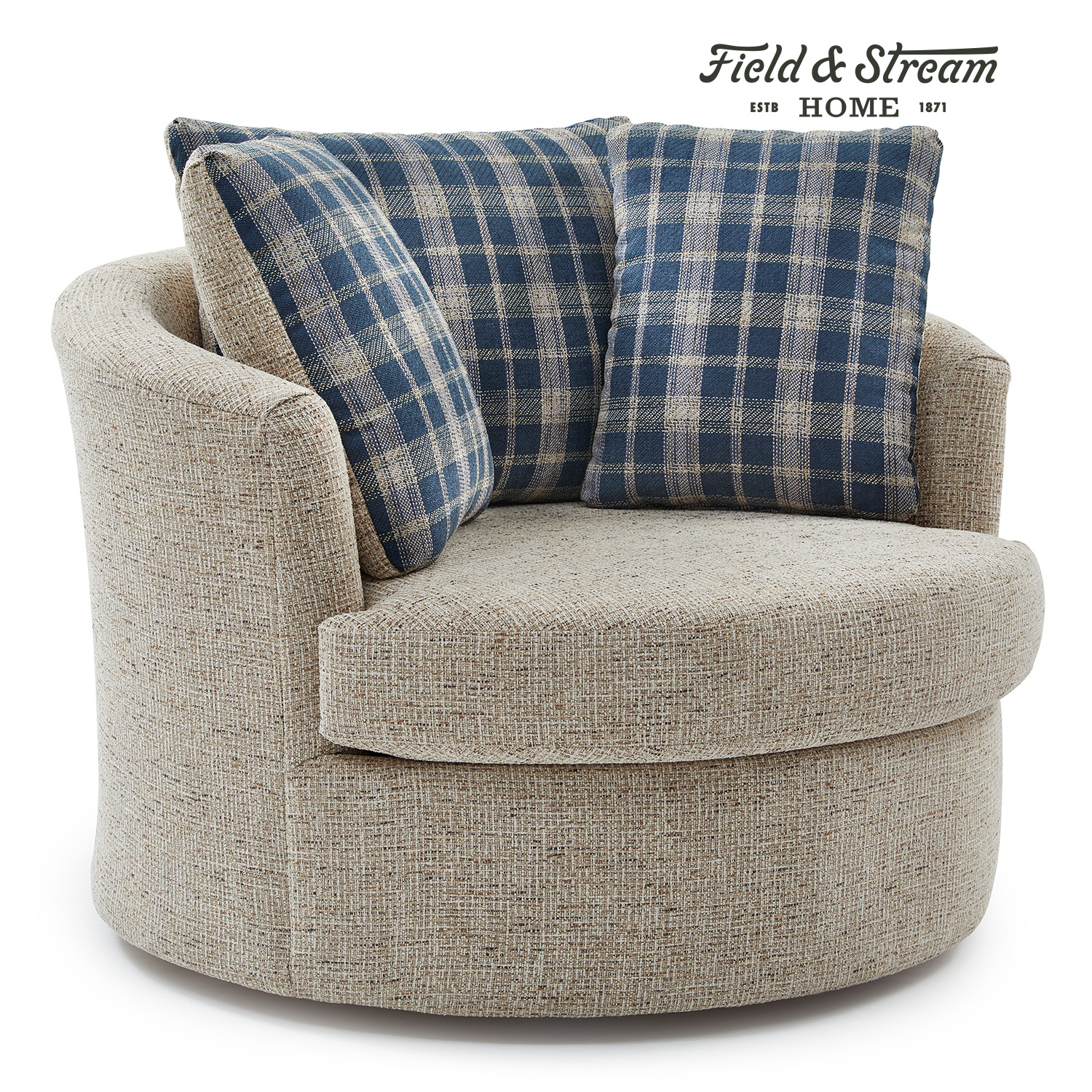 Astro - Oversized Swivel Chair; Curl Up Comfort - 3048 3048