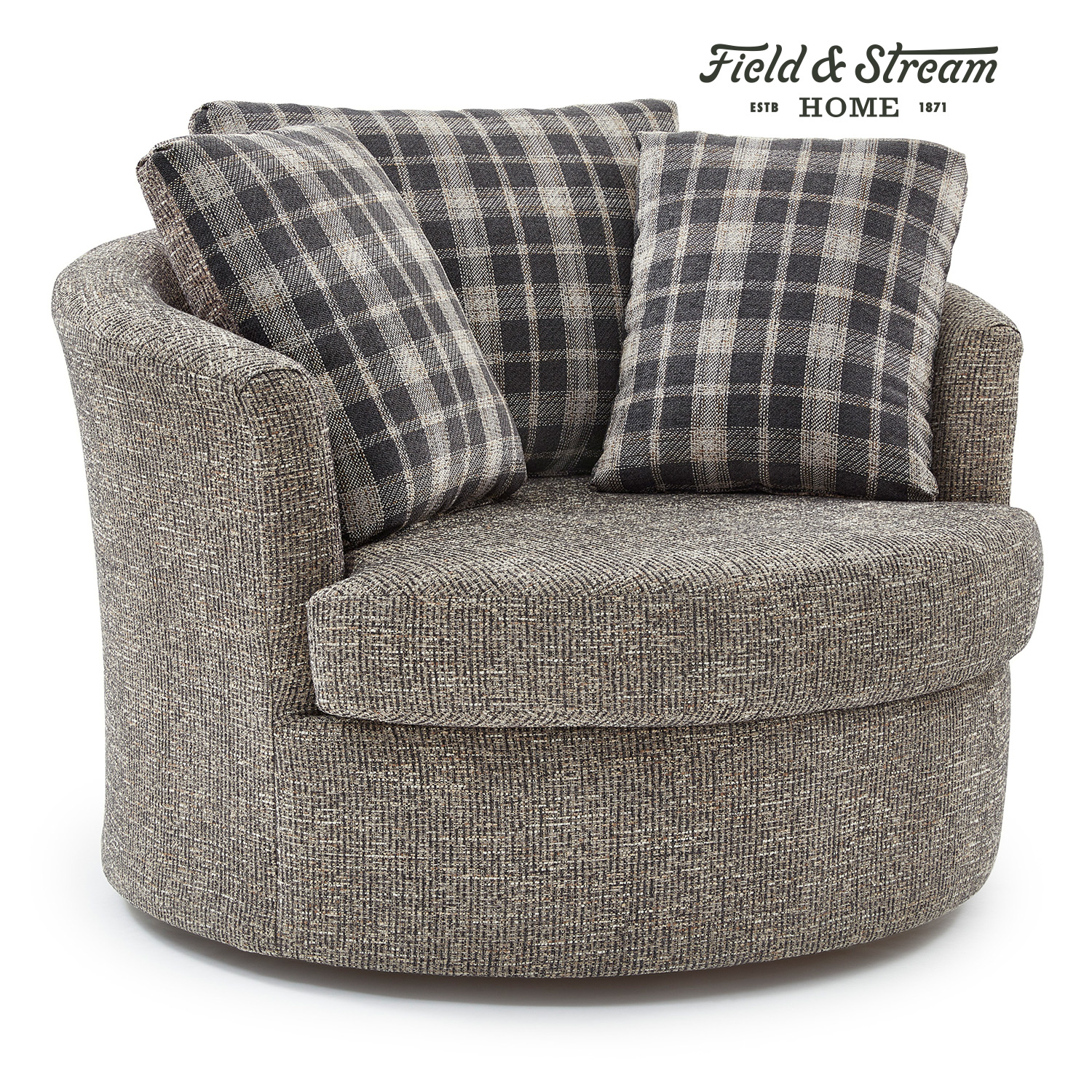 Astro - Oversized Swivel Chair; Curl Up Comfort - 3048 3048