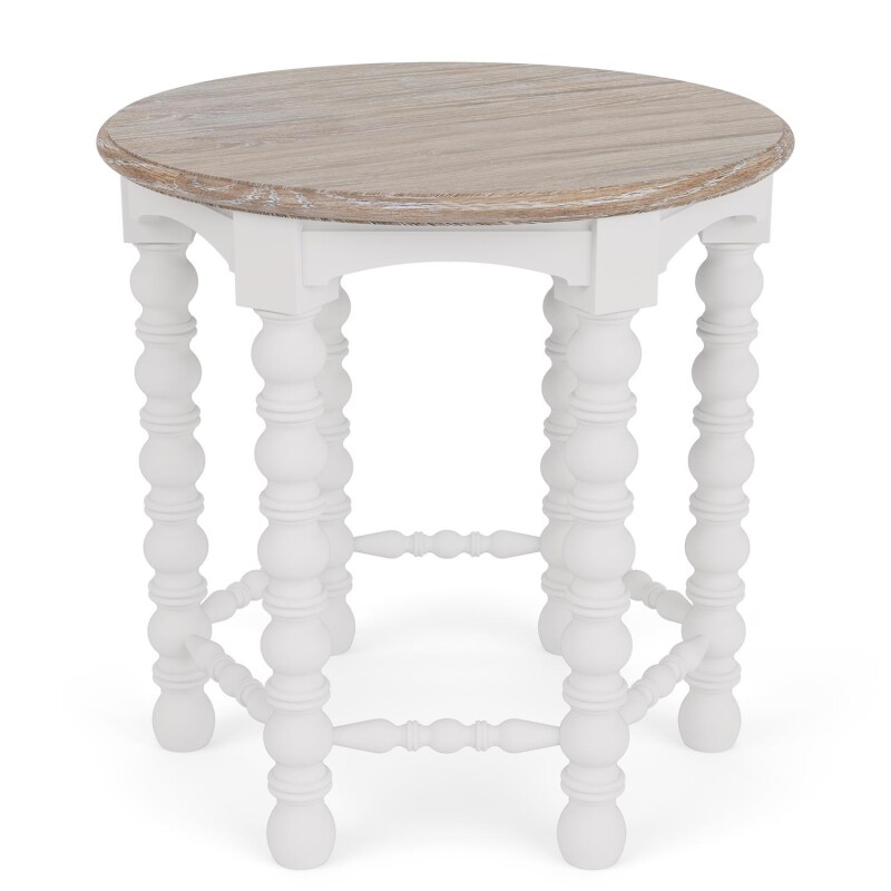 Rosalie Round Spindle End Table 30706