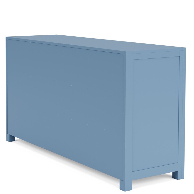 Rosalie 66" 6-Drawer Dresser-Blue 30735