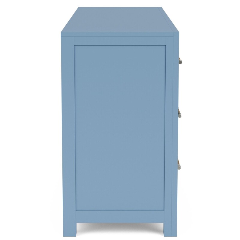 Rosalie 66" 6-Drawer Dresser-Blue 30735