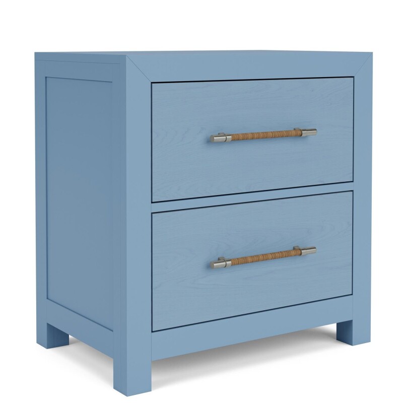 Rosalie 2-Drawer Nightstand-Blue 30738