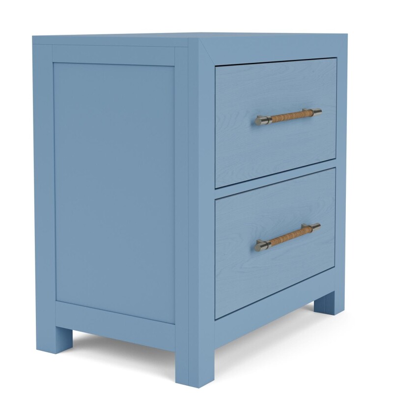 Rosalie 2-Drawer Nightstand-Blue 30738