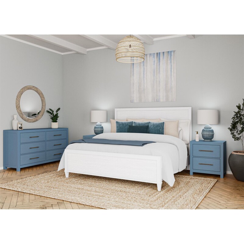 Rosalie 2-Drawer Nightstand-Blue 30738