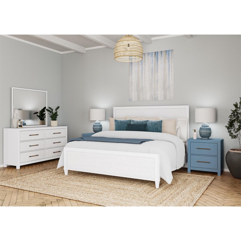 Rosalie 2-Drawer Nightstand-Blue 30738