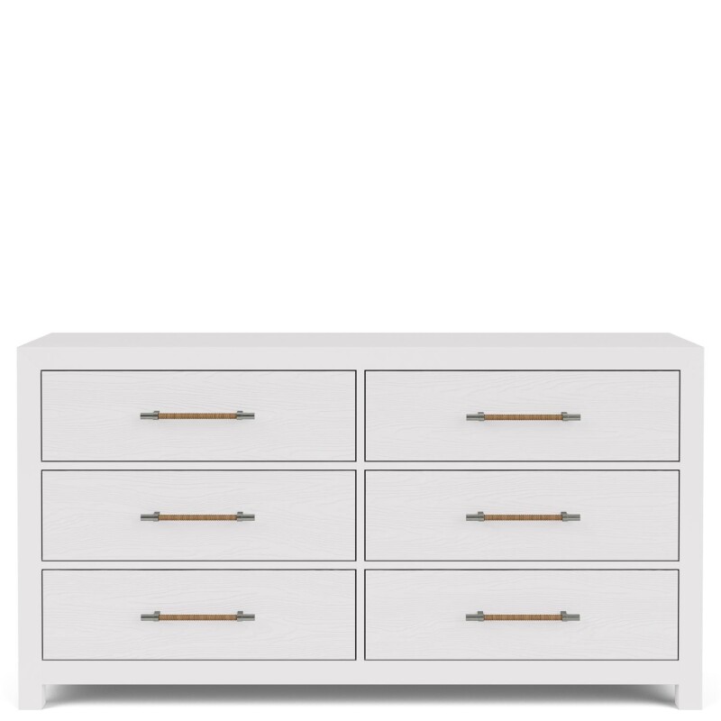 66" 6-drawer Dresser-wht 30760