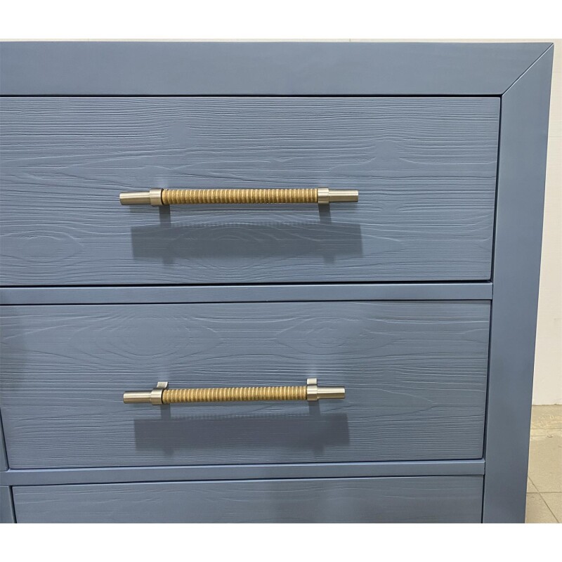 Rosalie 56" 6-Drawer Dresser-Blue 30767