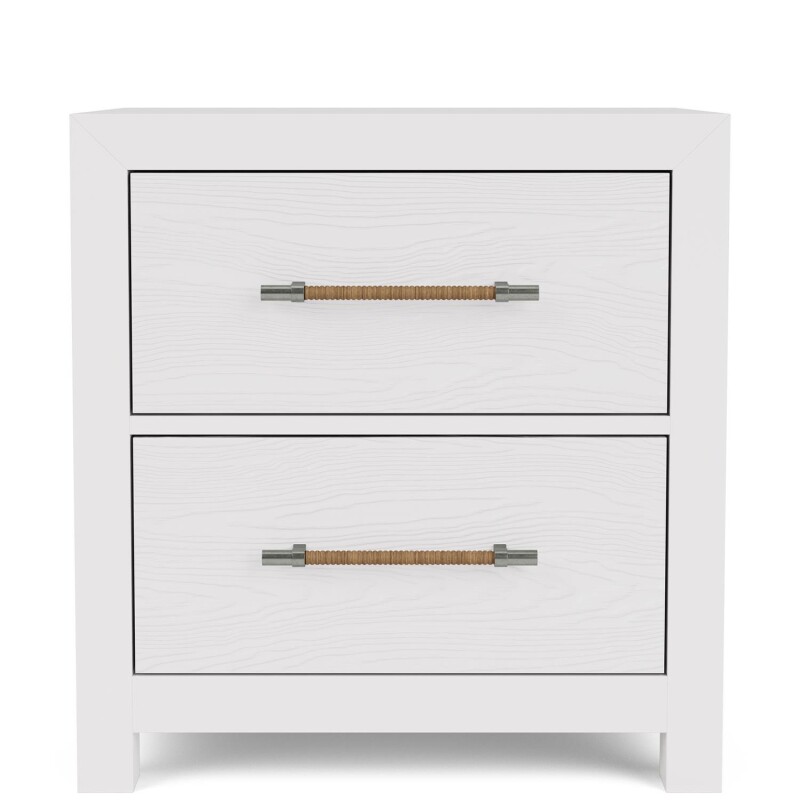 2-drawer Nightstand-white 30768