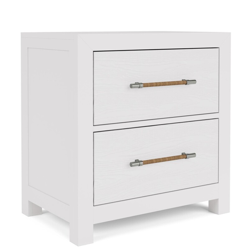 Rosalie 2-Drawer Nightstand-White 30768