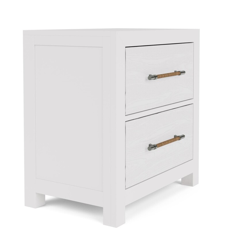 Rosalie 2-Drawer Nightstand-White 30768