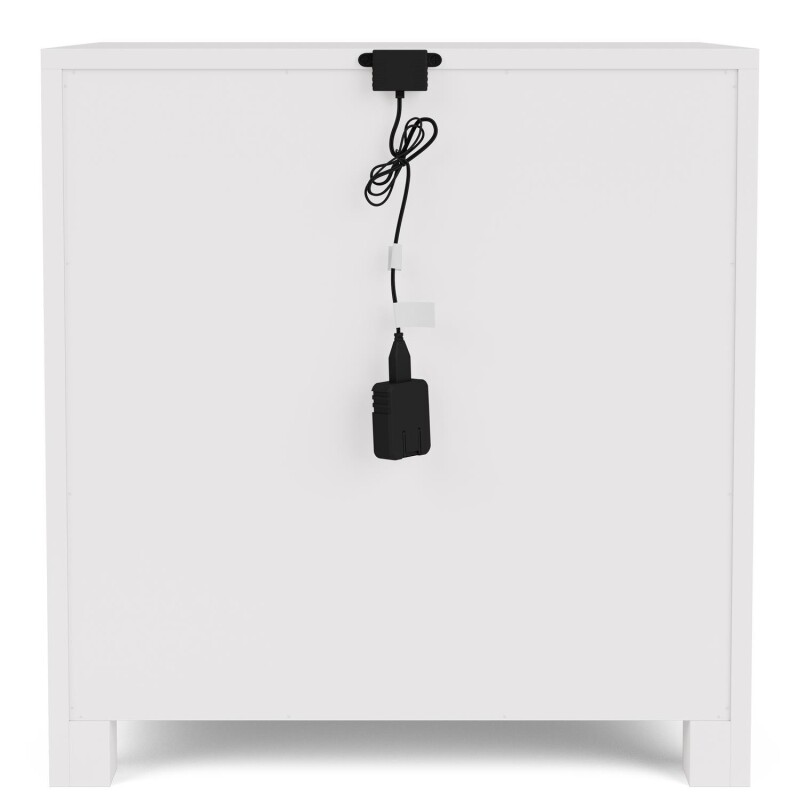 Rosalie 2-Drawer Nightstand-White 30768
