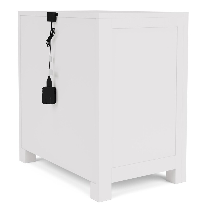 Rosalie 2-Drawer Nightstand-White 30768