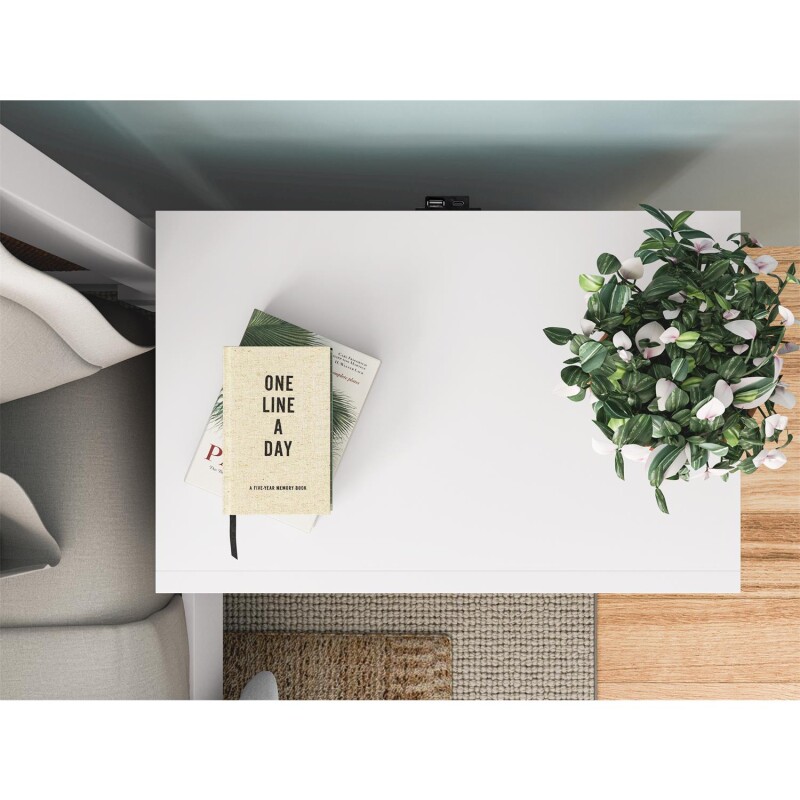 Rosalie 2-Drawer Nightstand-White 30768