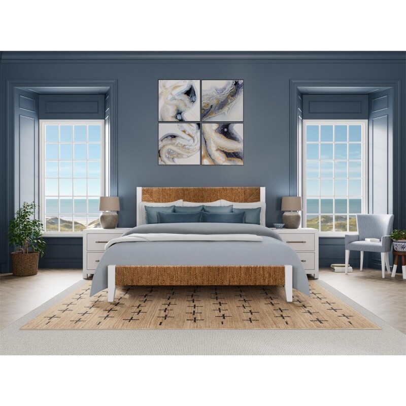 Rosalie 2-Drawer Nightstand-White 30768
