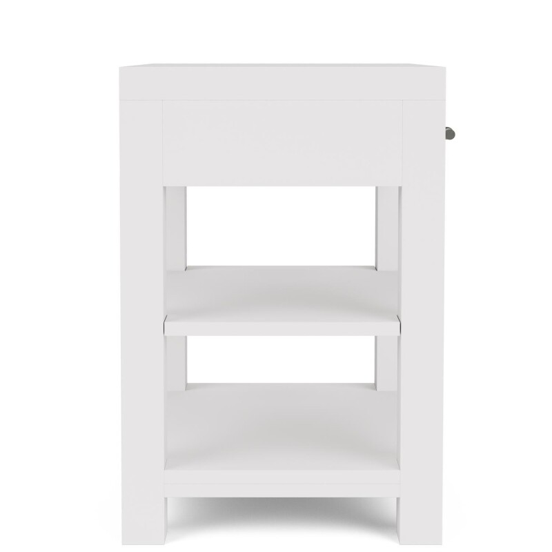 Rosalie 1-Drawer Nightstand-White 30769