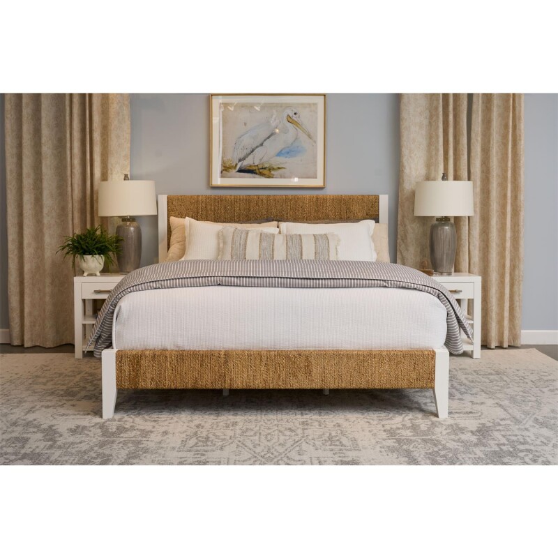 Rosalie 1-Drawer Nightstand-White 30769