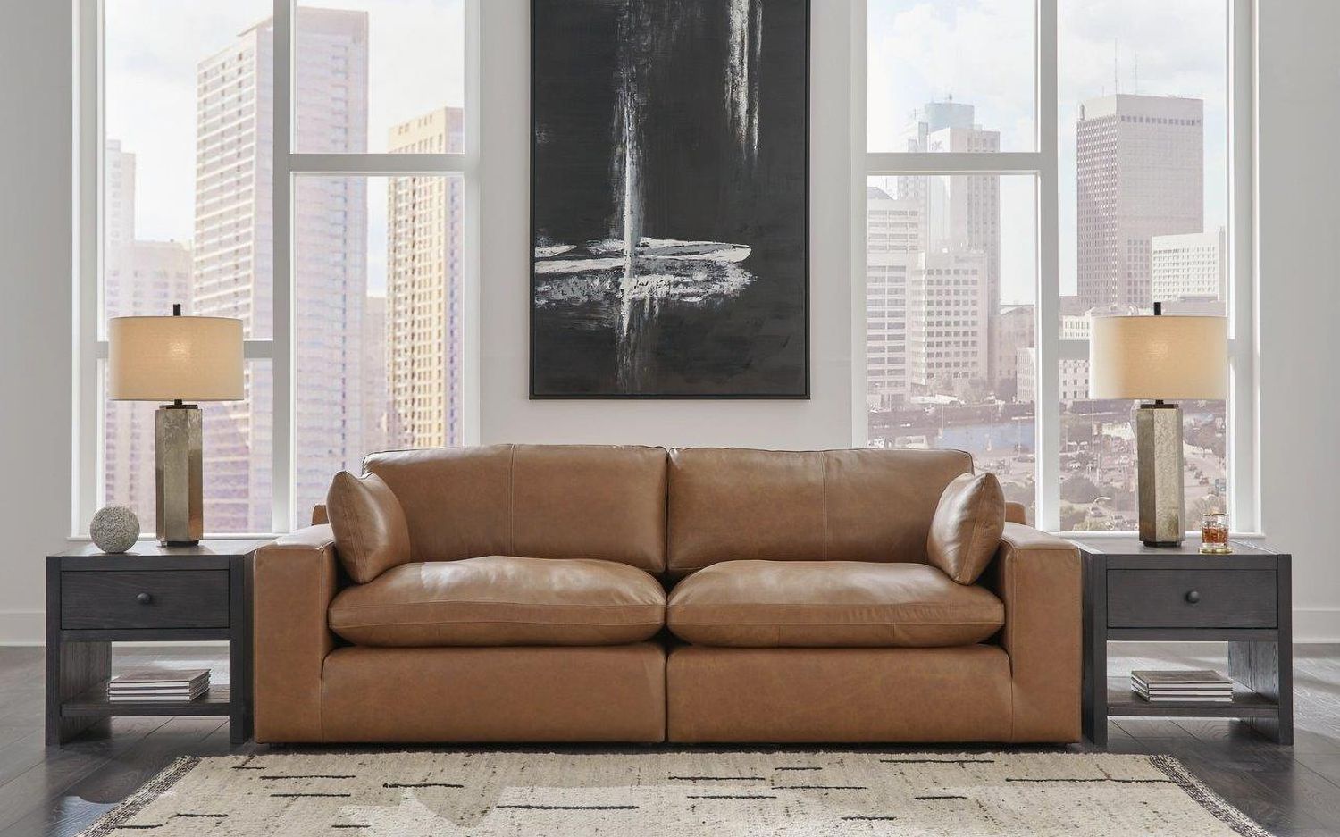 Emilia Loveseat In Caramel 30901S1