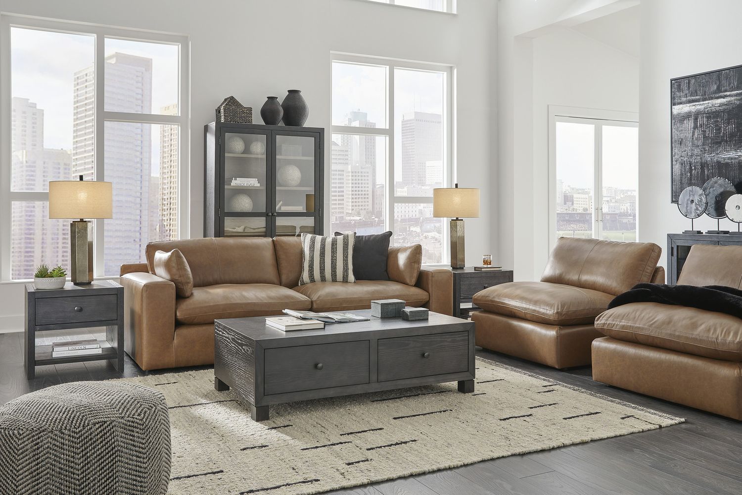 Emilia Loveseat In Caramel 30901S1