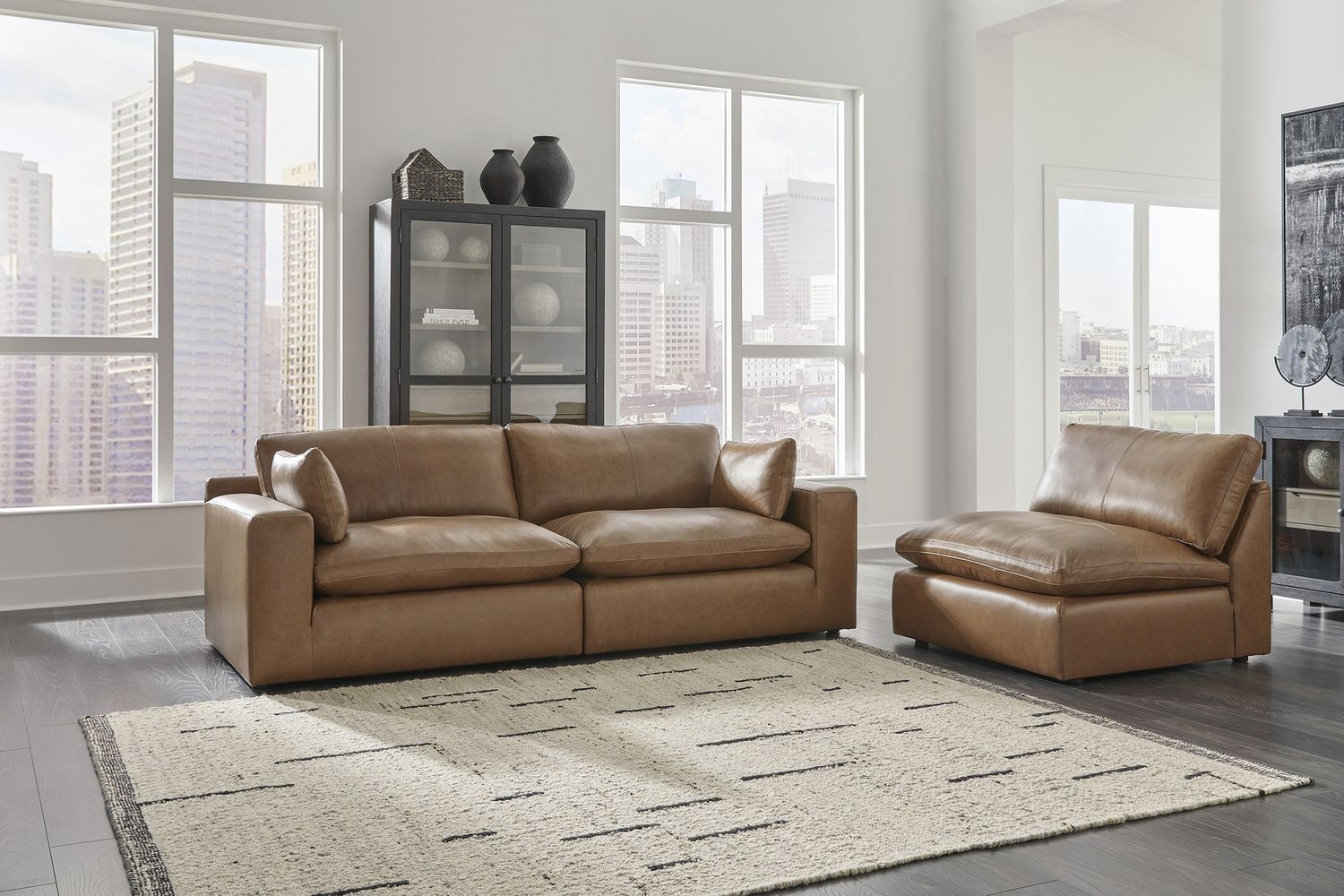 Emilia Loveseat In Caramel 30901S1