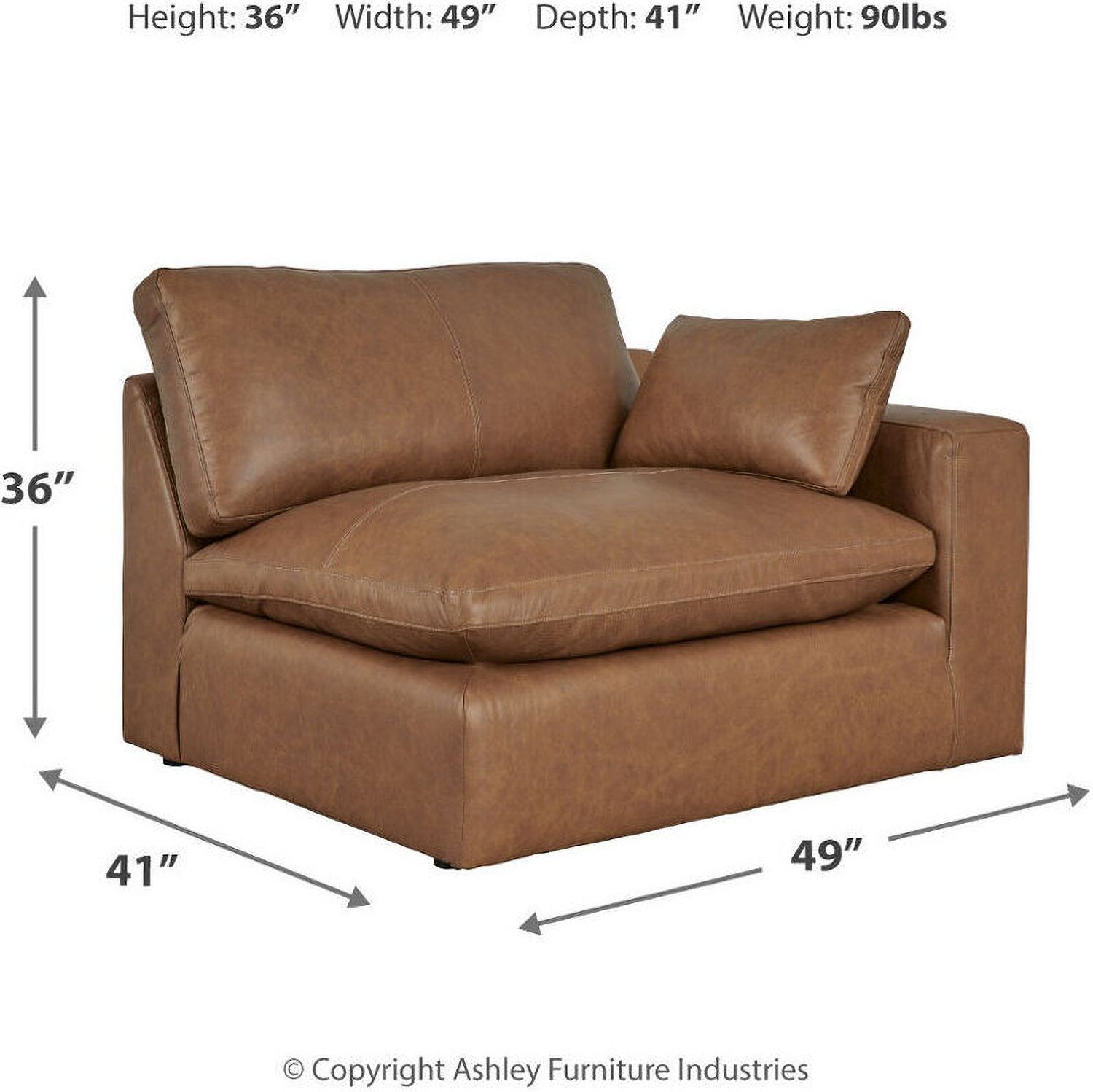 Emilia Sofa In Caramel 30901S2