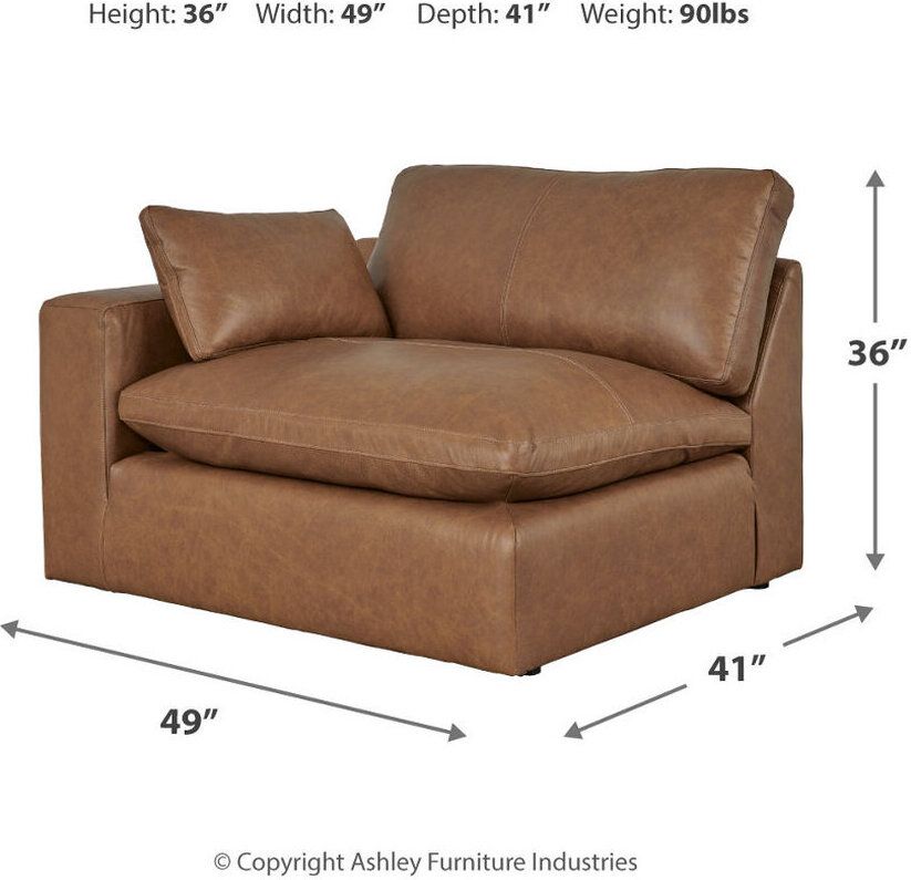 Emilia 4-Piece Sectional In Caramel 30901S3