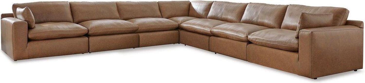 Emilia 7-Piece Sectional In Caramel 30901S6