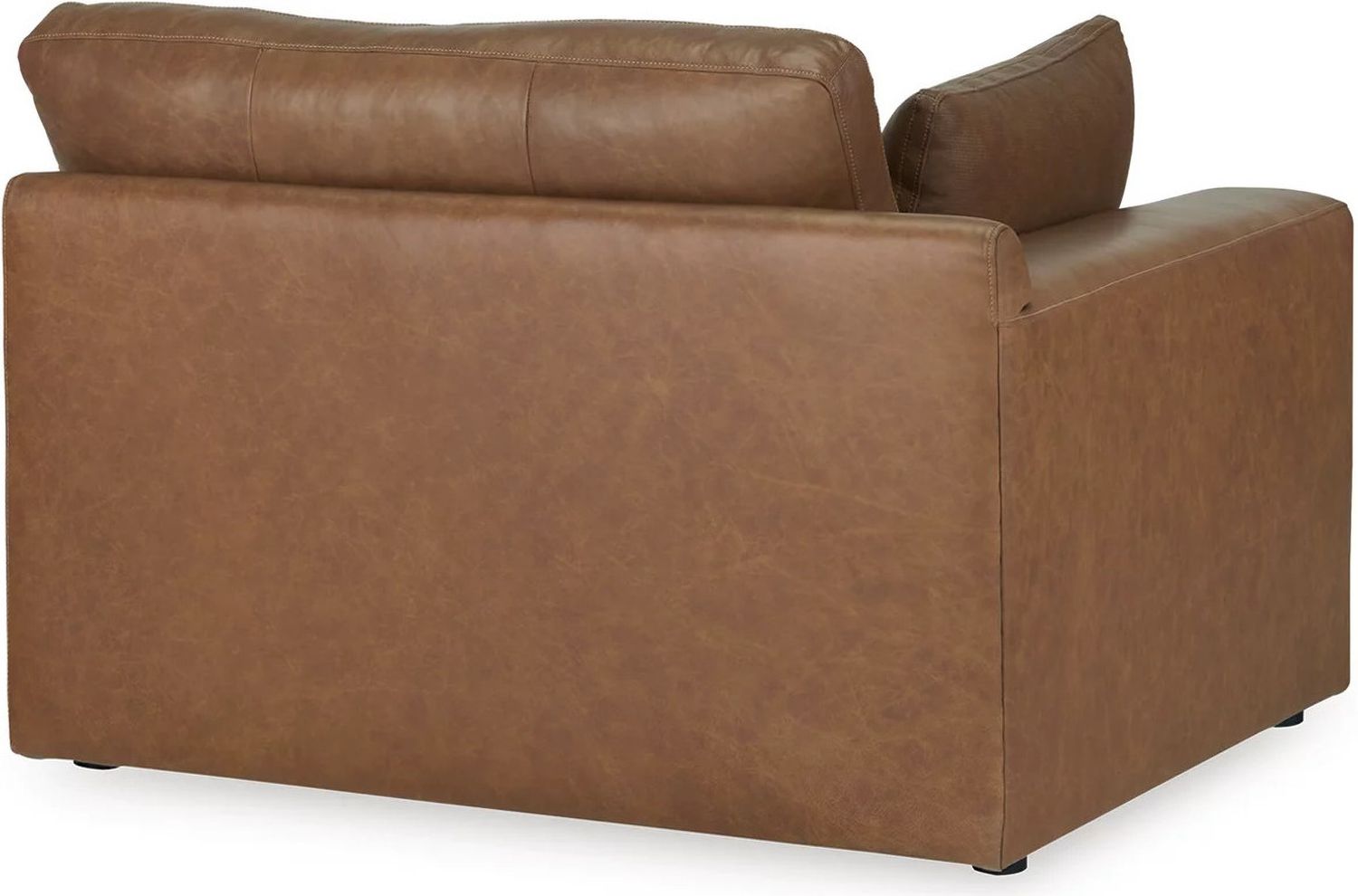 Emilia 5-Piece Sectional and Ottoman In Caramel 30901U1