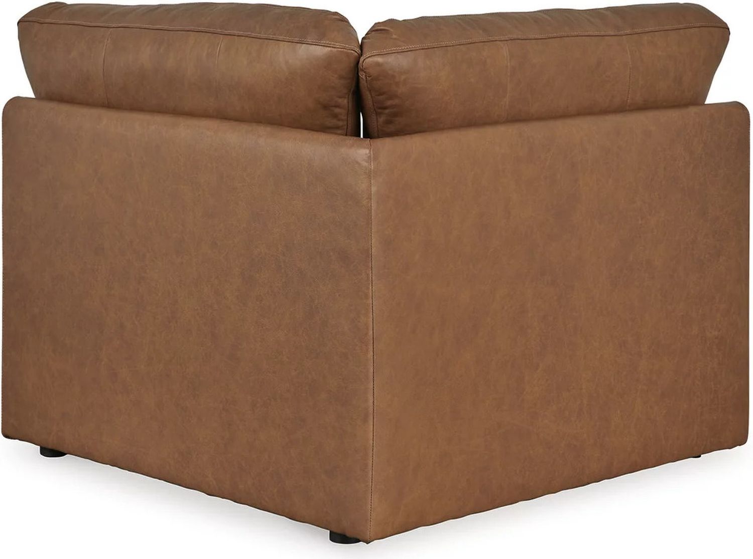Emilia 5-Piece Sectional and Ottoman In Caramel 30901U1