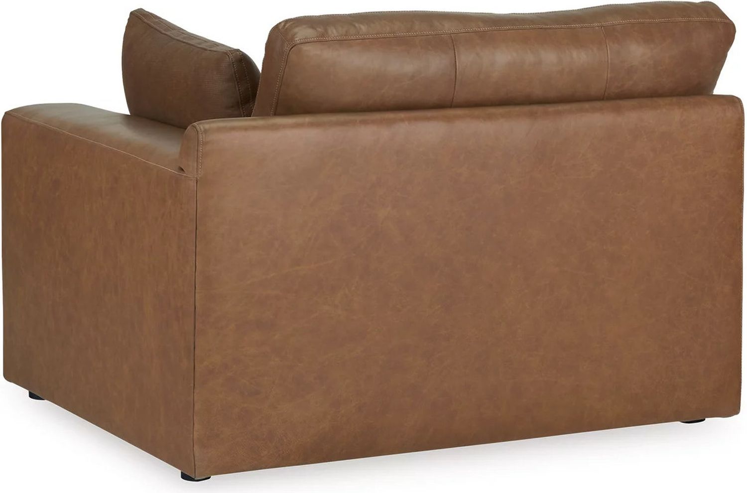 Emilia 5-Piece Sectional and Ottoman In Caramel 30901U1