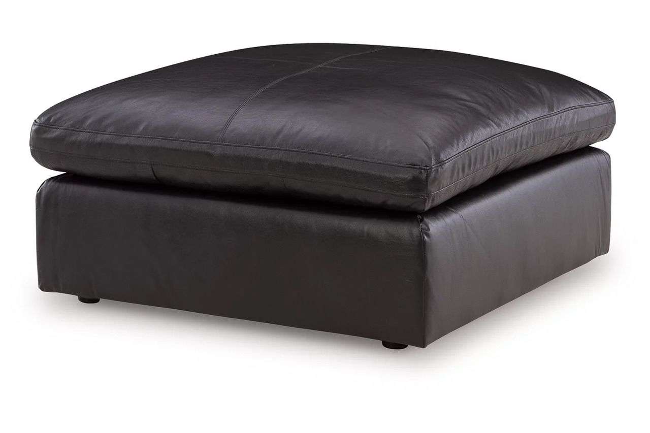 Emilia Oversized Accent Ottoman In Black 3090208