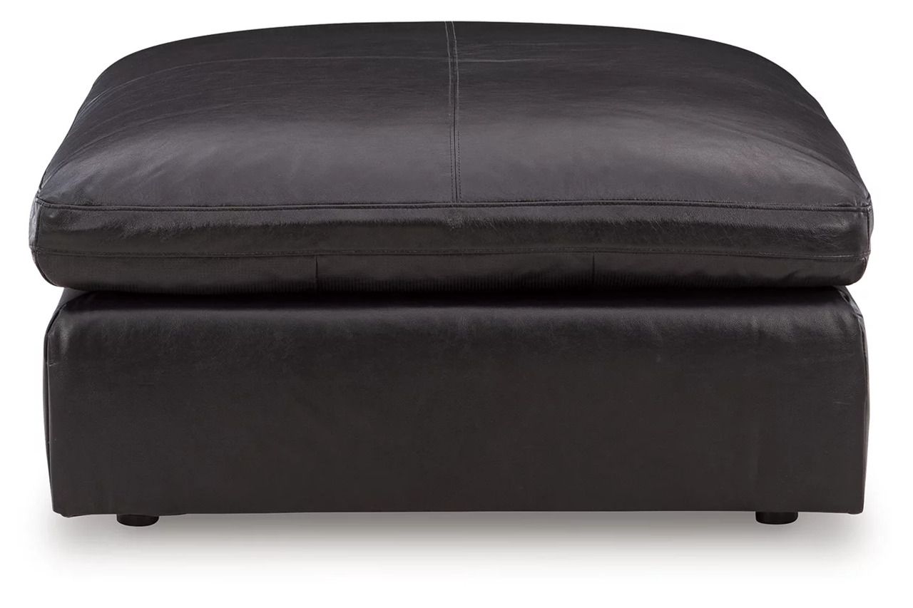 Emilia Oversized Accent Ottoman In Black 3090208