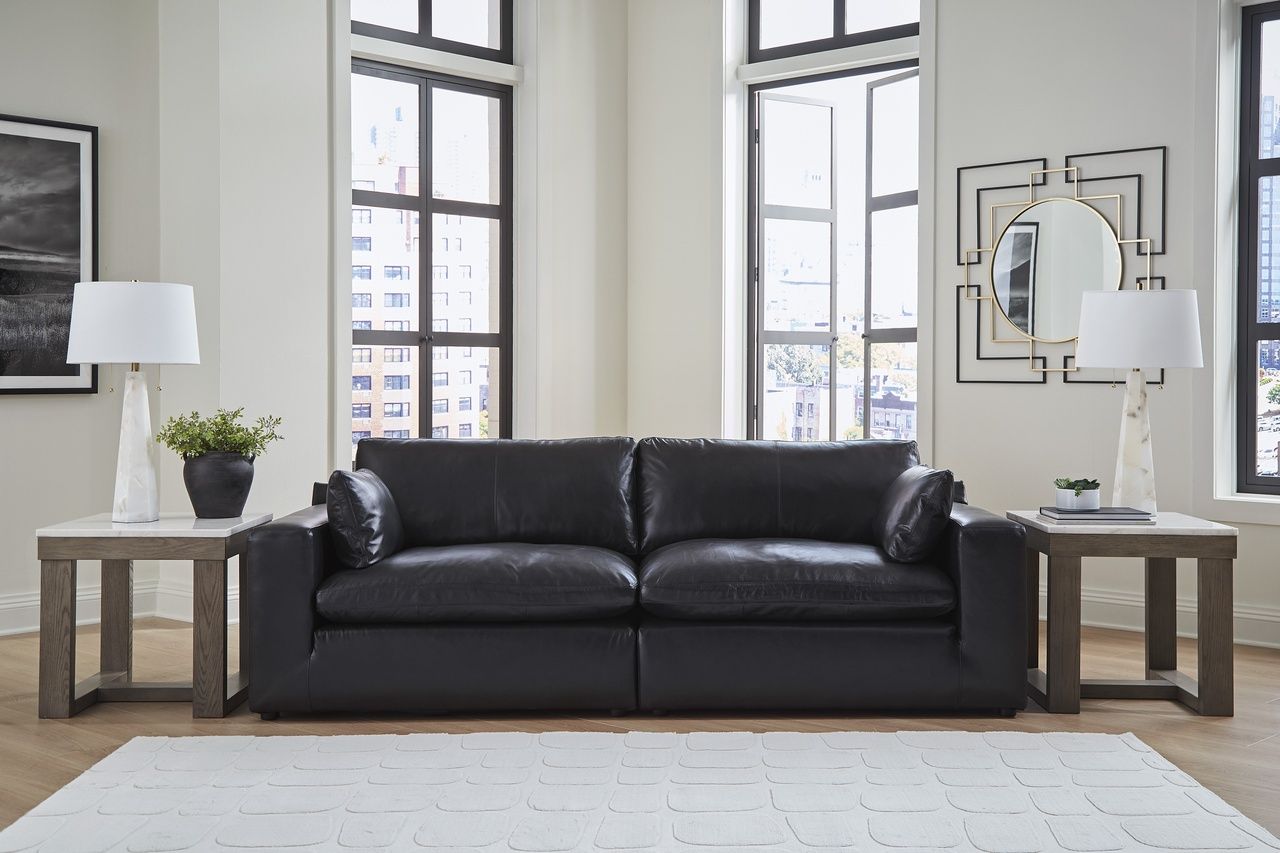 Emilia Loveseat In Black 30902S1