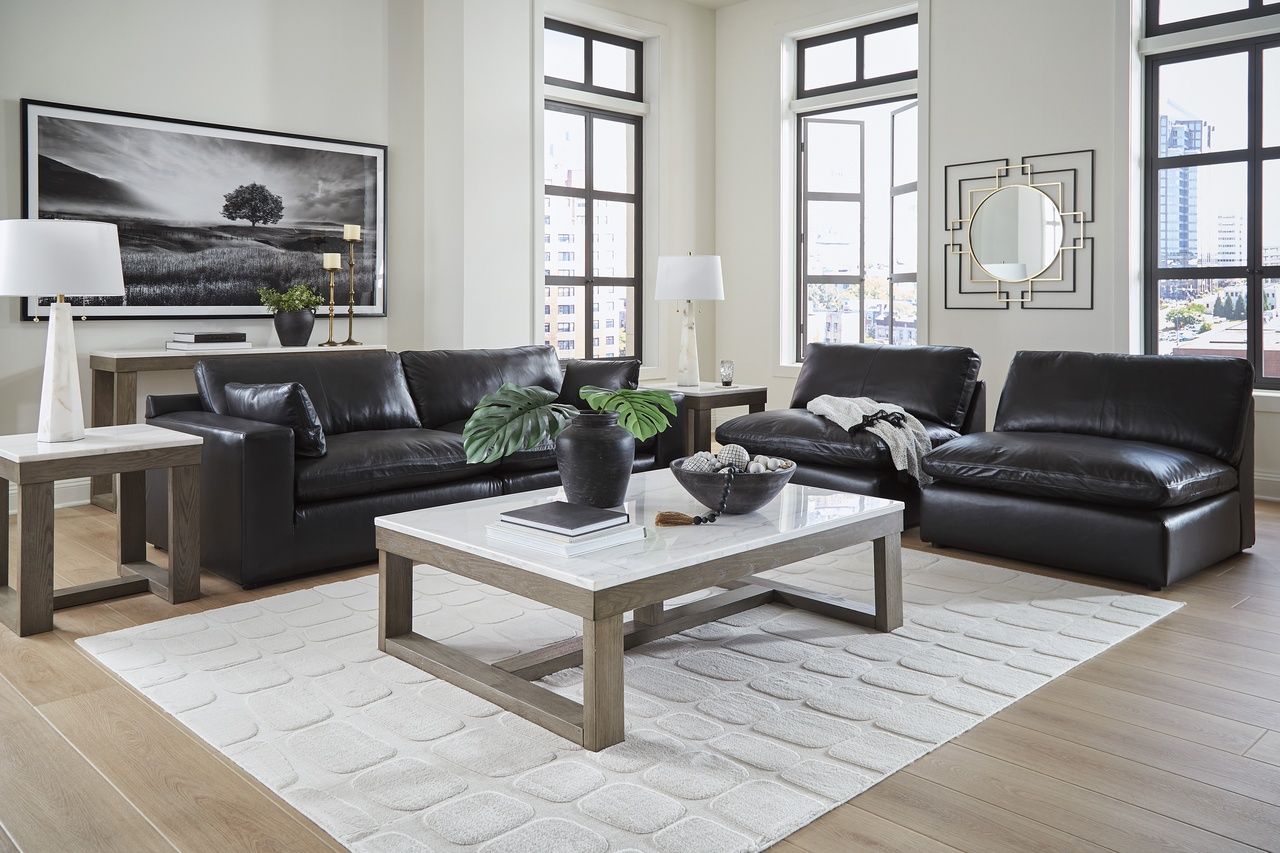 Emilia Loveseat In Black 30902S1