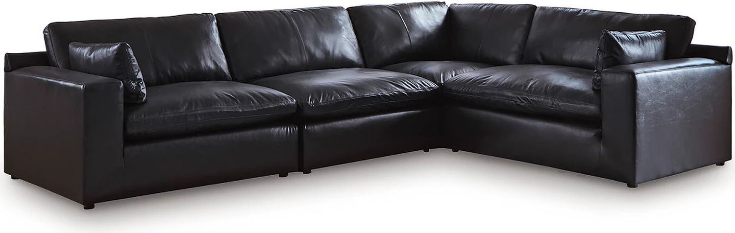 Emilia 4-Piece Sectional In Black 30902S3