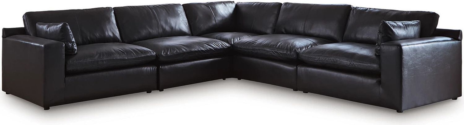 Emilia 5-Piece Sectional In Black 30902S4