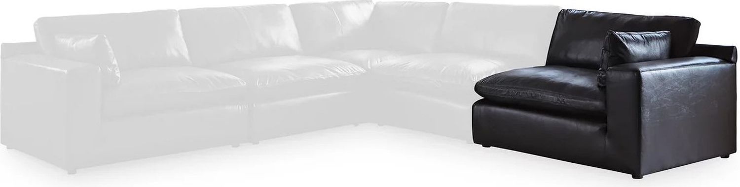 Emilia 5-Piece Sectional In Black 30902S4
