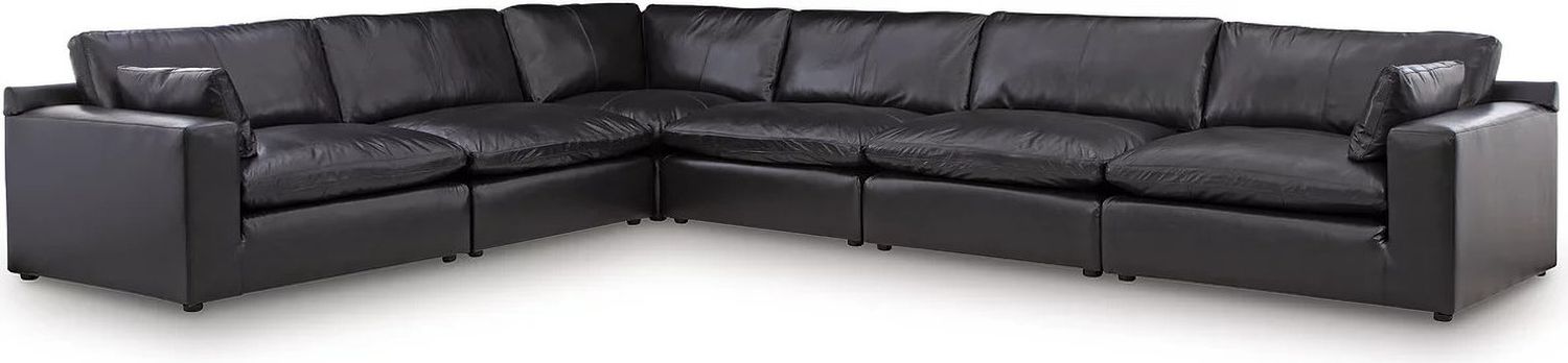 Emilia 6-Piece Sectional In Black 30902S5