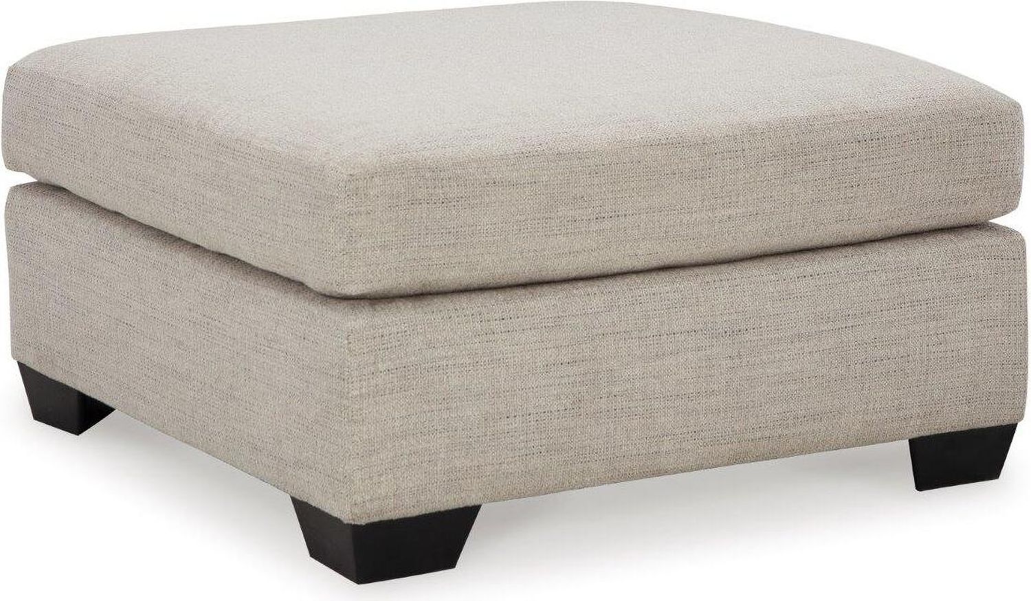 Mahoney Oversized Accent Ottoman In Pebble 3100408