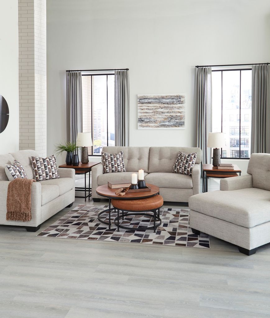 Mahoney Sofa In Pebble 3100438