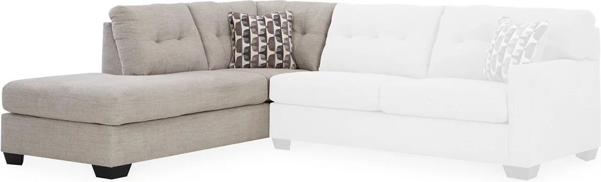 Mahoney 2-Piece LAF Sectional with Chaise In Pebble 31004S1