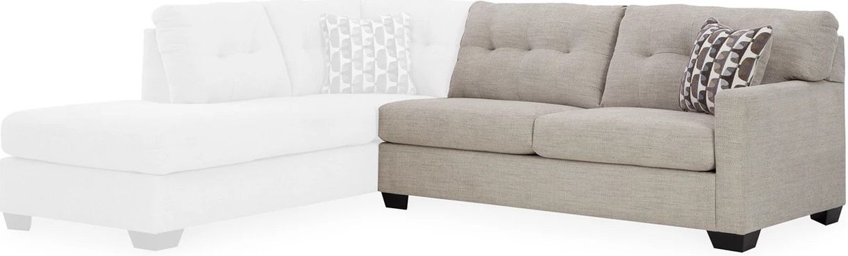 Mahoney 2-Piece LAF Sectional with Chaise In Pebble 31004S1