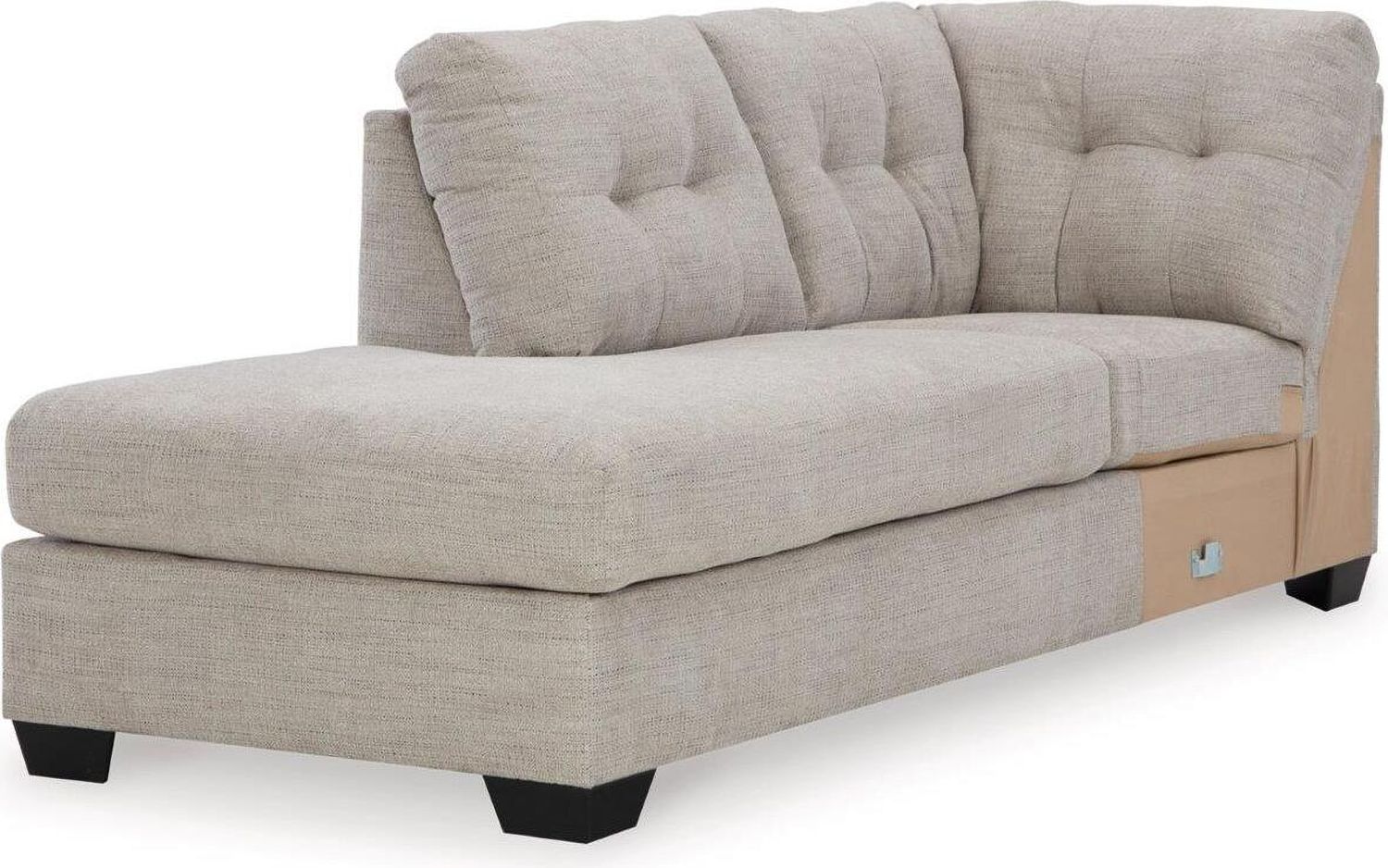 Mahoney 2-Piece LAF Sleeper Sectional with Chaise In Pebble 31004S3