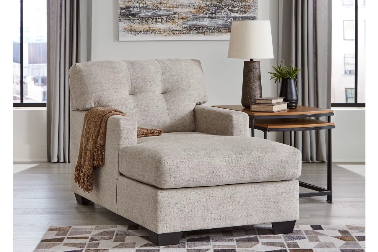 Mahoney 2-Piece RAF Sleeper Sectional with Chaise In Pebble 31004S4